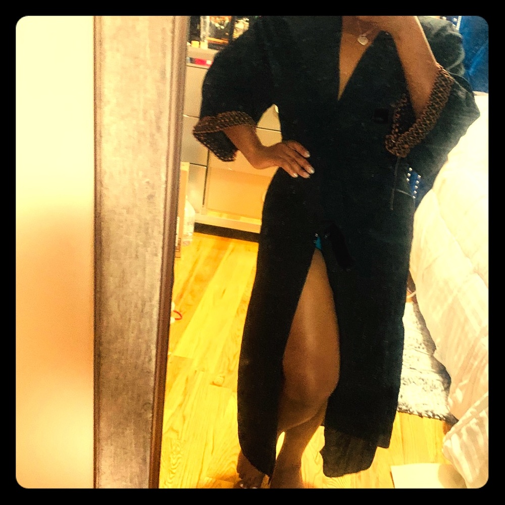 Kimono dress or swimsuit cover up.
